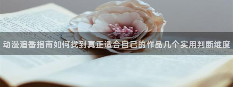 里 番动漫在线观看:动漫追番指南如何找到真正适合自己的作品几个实用判断维度配图